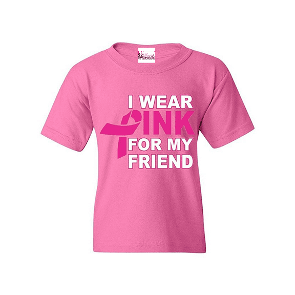 Big Girls T-Shirts and Tank Tops - I Wear Pink for My Friend