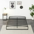 thumbnail image 6 of DSstyles Metal Queen Bed Frame with Upholstered Headboard and Metal Footboard,Metal Slats Support Mattress No Box Spring Needed, Easy Assembly, 6 of 8