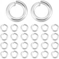thumbnail image 6 of 1 Box 300Pcs 5mm Single Loop Jump Rings Stainless Steel Silver Open Jump Ring O Ring Connectors for Jewellery Making Bracelets Necklace Supplies DIY Craft, 6 of 8