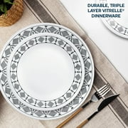 Corelle Cusco 16-Piece Glass Dinnerware Set (Service for 4)