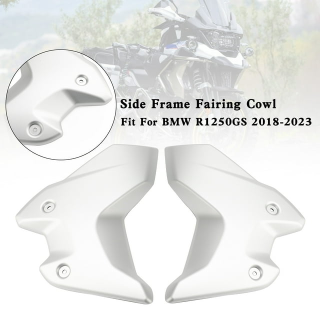 Side Frame Fairing Cowl Guards Radiator Cover For BMW R1250GS 2018-2023 Silver