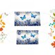 thumbnail image 2 of 50 máscaras para niños, lindas máscaras desechables transpirables con estampado de mariposas azules y blancas, máscaras escolares de Halloween al aire libre para niñas y niños Feliz Sencillez, 2 of 2
