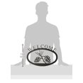 thumbnail image 2 of Village Wrought Iron WEL-89-L Pinecone Welcome Sign - Large, 2 of 2