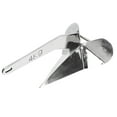 thumbnail image 1 of Delta Style Boat Anchor 4KG Triangle Wing Type Plow Anchor for Boat Mooring On The Beach, 1 of 14