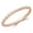 Rose, variant on MD180603-P Braided Rope Classic Wedding Band Ring in 14K Rose Gold