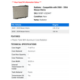 thumbnail image 2 of Radiator - Compatible with 2000 - 2004 Nissan Xterra 2001 2002 2003, 2 of 2
