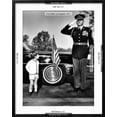 thumbnail image 5 of Art.com John F Kennedy Jr Look Up at Sgt Photo, Black Frame Wall Art, 23" x 29", 5 of 5