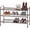 Bronze, variant on 3-Tier Stackable Shoes Rack Storage Shelf, Bronze