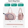 thumbnail image 2 of Women’s Tennis Tote Bag – 3-in-1 Crossbody Tennis Bag for 2 Rackets w/ Shoe Compartment & Wet Bag, Gym & Pickleball, 2 of 10