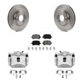 thumbnail image 1 of Transit Auto Front Disc Brake Caliper Rotors and Semi-Metallic Pads Kit for Car 2006 Pontiac Pursuit 2.2L with Rear Brakes KC8-100240S, 1 of 11