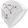 thumbnail image 1 of FYBTO Swimming Cap Funny Gooses Sketch Adult FYBTO Polyester, 1 of 4
