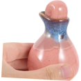 thumbnail image 4 of HUGFEGWE Red Ceramic Dispenser Bottle Refillable Storage Container for Beauty Salon and Spa for Essential Oils Elegant Design U2537-4391, 4 of 9