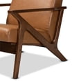thumbnail image 6 of Bowery Hill Modern Walnut Brown Finished Wood Lounge Chair, 6 of 9