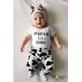 thumbnail image 2 of Papa's Little Girl Baby Bodysuit, Newborn Outfit, Baby Clothes, Gift&nbsp;for&nbsp;Children 12m Natural, 2 of 2