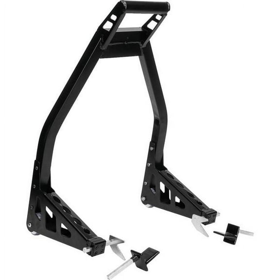 Black Bikemaster Universal Rear Aluminum Stand