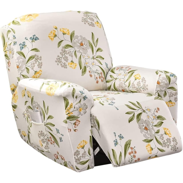 Recliner Slipcovers -Pieces Lazyboy Recliner Covers Recliner Couch Covers Recliner Chair Cover Non Slip Reclining Slipcovers with Storage Pockets Furniture Protector for Living Room