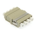thumbnail image 1 of LC/UPC Singlemode Quad Fiber Optic Coupler with Flange Beige, 1 of 1
