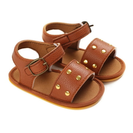 

Ochine Baby Toddler Girls Boys Sandals Infant Summer Shoes Soft Anti-Slip Sole Prewalker Baby Crib Shoes Sandals for Toddler Girls Boys 0-28Months