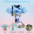 thumbnail image 3 of Koorium 3-in-1 Toddler Swim Vest Life Jacket for Kids,Pool Floaties Jacket 33-66lbs, Toddler Anti-Chafe Remove Arm Floats Swim Jacket with Water Wings for Boys Girls Child, 3 of 9
