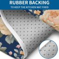 thumbnail image 4 of Pioneer Flower Floral Print Pattern Bathroom Rugs Sets 3 Piece,Toilet Cover Set,Absorbent Non Slip Bathroom Mats Sets with U-Shaped Contour Rug Toilet Rug Set, 4 of 5