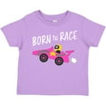 thumbnail image 3 of Inktastic Born to Race- Pink Race Car Boys or Girls Toddler T-Shirt, 3 of 5