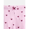 thumbnail image 3 of Wonder Nation Toddler Girls' Ribbed Flare Leggings, Sizes 18M-5T, 3 of 4
