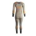 thumbnail image 3 of uublik Women Thermal Underwear Set Long Johns Quick-dry Soft Cold Weather Warm Base Layer Winter Ski Top Bottom, Orange, 3 of 4