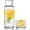 Clear, variant on Bedside Water Carafe and Glass Set, Classic Vertical-Striped 27oz Glass Carafe with 7.1oz Tumbler Lid, Nightstand Water Pitcher, Bathroom Mouthwash Dispenser, Elegant Gift for Home & Office