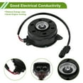 thumbnail image 4 of Motor de ventilador del radiador Unique Bargains para Honda CR-V 2010-2014, motor de enfriamiento de motor silencioso No.19030R40A01 1 Pc, 4 of 6