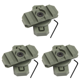 thumbnail image 1 of Adaptador de montaje en riel lateral para casco, 2 uds., accesorio de guía de arco ajustable (verde militar), 1 of 8