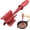 1 Pack-Red, variant on Upgrade Meat Chopper, Heat Resistant Meat Masher for Hamburger, Ground Beef Smasher, Nylon Hamburger Grinder Utensil for Ground Beef, Non Stick Mix Ground Chopper, Mix and Chop Potato Masher Tool
