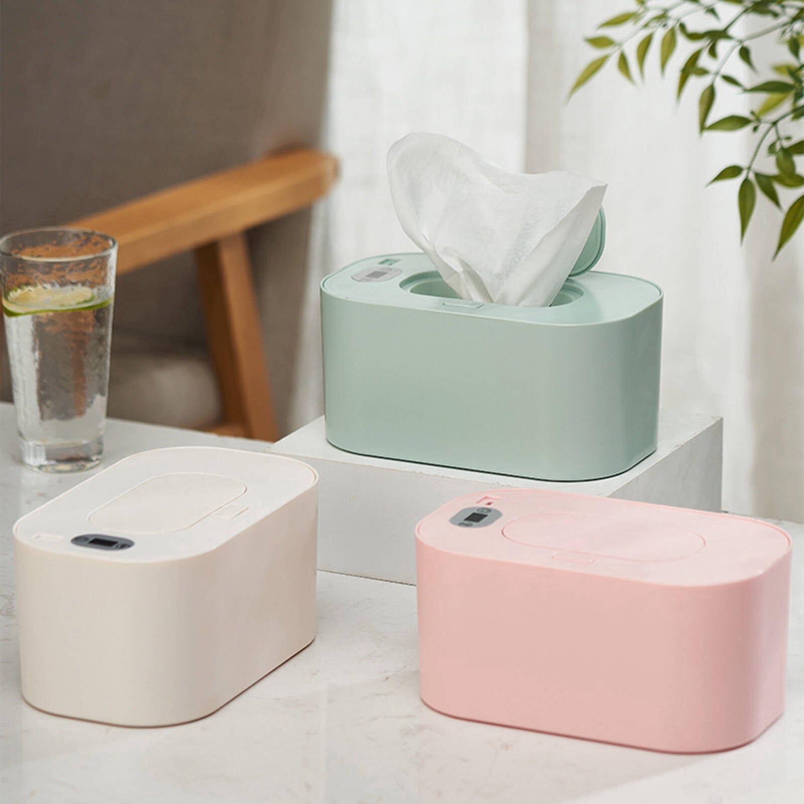 QARUN 2026 New Wipe Warmer,Top Heating with Fresh Bottom Baby Wipes,Usb-Powered Convenience for Nursery,Travel,Home Baby Wipe Warmer,White