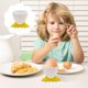 thumbnail image 5 of Soporte de plástico para huevos de pollito con diseño de pie alto - Taza de bandeja de desayuno estable para huevos | Lindo diseño de pollo para cocinas, picnics, fiestas - funcional y decorativo |, 5 of 5