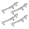 thumbnail image 1 of 4 Pieces Chopstick Holders, Zinc Alloy Cutlery Rest Animal Shape Chopstick Stand Chopstick Rest Knife Rest Tableware Holder Knife Stand Table Decor For Fork Spoon Knives Rest Rack, 1 of 8
