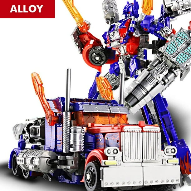 Robot de transformación de película de Anime para niños, coche de ingeniería, modelo de figura de acción, juguete para niños, regalo para niños, nuevo Fivean unisex