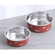 thumbnail image 1 of Cuenco para gatos, plato de comida para gatos montado en la pared, cuenco de agua y comida para gatos, cuenco para mascotas de acero inoxidable, cuenco de comida para mascotas antideslizante sin, 1 of 5