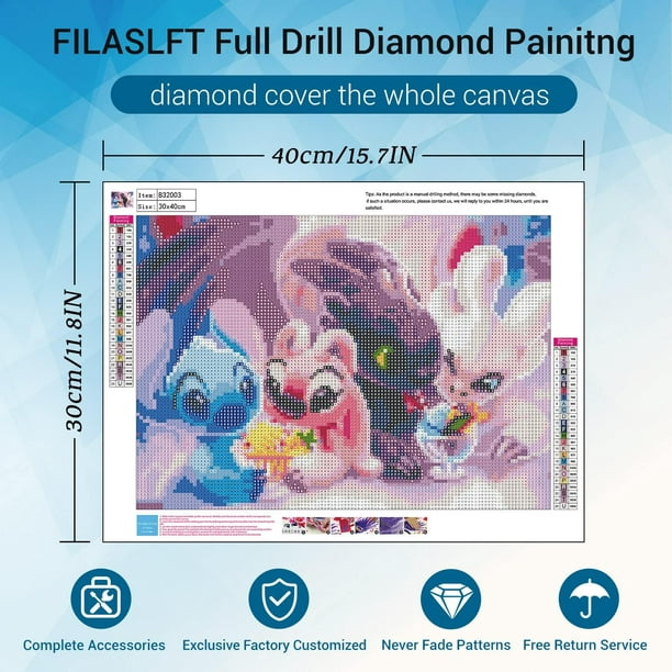 FILASLFT Stitch Diamond Painting, Diamond Art Stitch, Diamond