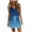Blue Womens Summer Dress, variant on USSUMA Womens Plus Dresses Summer Dress for Women 2022 Sleeveless Tshirt Dresses Printed Casual Sundress with Pocket V-Neck Waist Loose Mini Dress 2022 Beach Sundresses