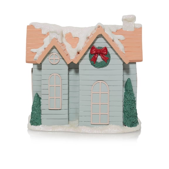 Yankee Candle Snow Globe Wonderland Collection - Wonderland House - Large Holiday Jar Candle Holder