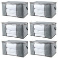 thumbnail image 1 of Visual Storage Bag Quilt Storage Bag Non-woven Fabric Clothing Storage Bag Quilt Sorting Bag Folding Bag, 1 of 2