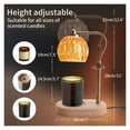 thumbnail image 3 of Electric Candle Warmer Lamp Home Bedroom Decor Timer & Dimmer Adjustable ,Fast Heating, 3 of 7
