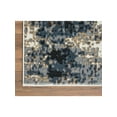 thumbnail image 3 of Abani Aspen 4'W x 6'D ASP150A Blue Brown Distressed Abstract Area Rug, 3 of 5