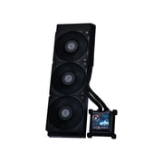 Lian Li Hydroshift 360 AIO- Pre-installed 3 x 28MM fans - Side-mounted coolant pathway - 2.88” LCD Screen - 480 × 480 Resolution - Captured screenshots or recorded videos Shift AIO -Black (HSLCD36SB)