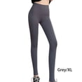 thumbnail image 3 of Minnieouse Pantalones de yoga elásticos de cintura alta para mujer para correr, pantalones deportivos de poliéster para entrenamiento, mallas Prendas para la parte inferior del cuerpo Gris SG, 3 of 6