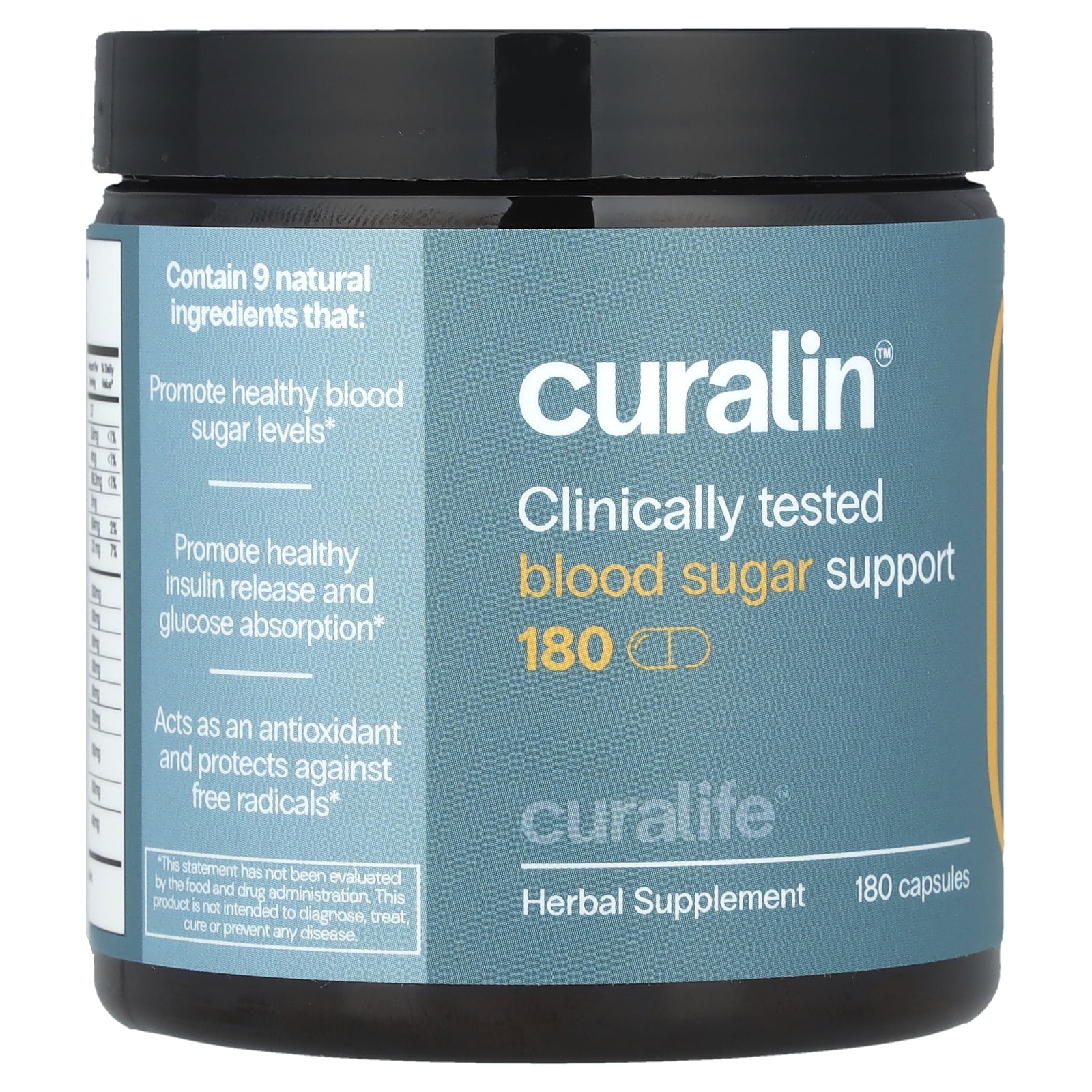 Curalife Curalin Pack, Herbal Supplement, Supports Healthy Blood Sugar  Levels - Walmart.com