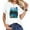 White, variant on Level 10 Unlocked Awesome Since 2013 10th Birthday Fashionable Women's Graphic Tee - Cute Short Sleeve Top