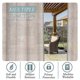 thumbnail image 3 of Outdoor linen sheer curtains for patio waterproof with detachable self-stick, natural, 3 of 5
