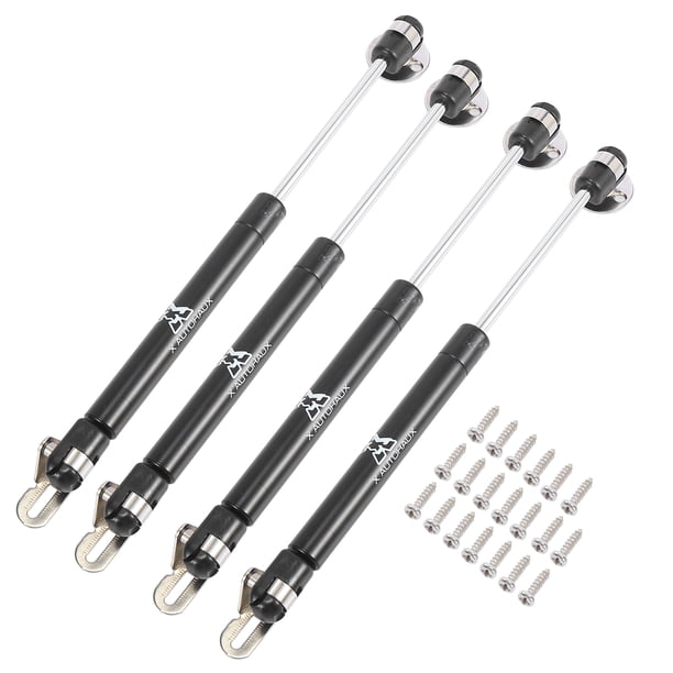 Resorte de Gas Amortiguador Puerta Cocina 4 Piezas 9.4 pulgadas 45N / 10Lbs Universal Gas Puntales Amortiguadores Negro para Coche