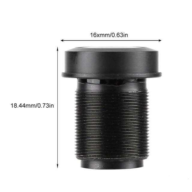 Lente de cámara de repuesto, sistema de cámara de seguridad para el hogar gran angular de 1,44 mm 1/2,5 Lente de cámara de protección para el hogar La mejor de su clase