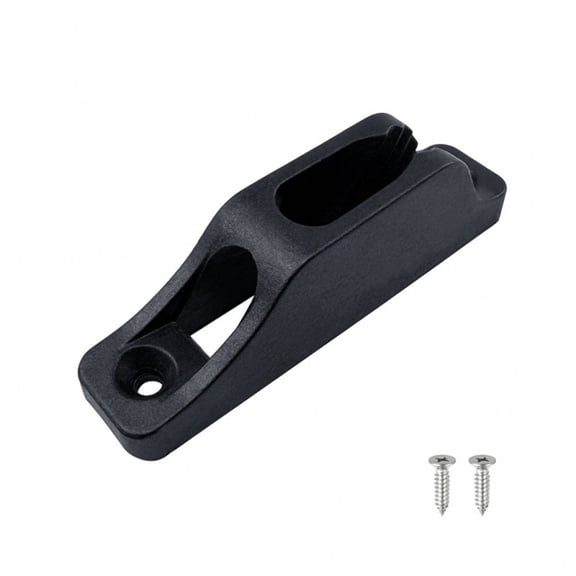 Black Nylon Cleat Self Locking Rope Tensioner Slide, Kayak Accessories